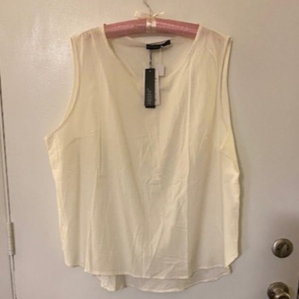 Zanzea White Sleeveless Top